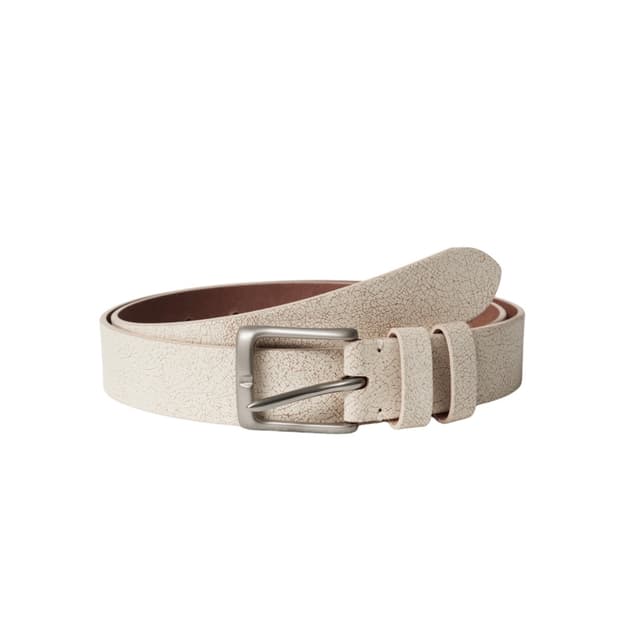 해칭룸 벨트 Leather Belt Crack Ivory