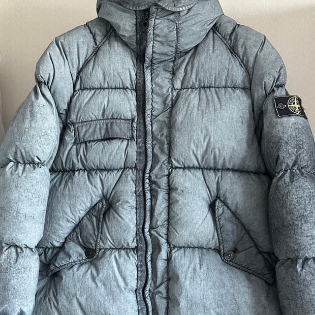 스톤아일랜드 텔라 프로스트 롱패딩 L(105-110)