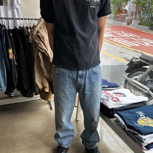 90s 00s Hard Rock Cafe Shanghai 그래픽 티셔츠