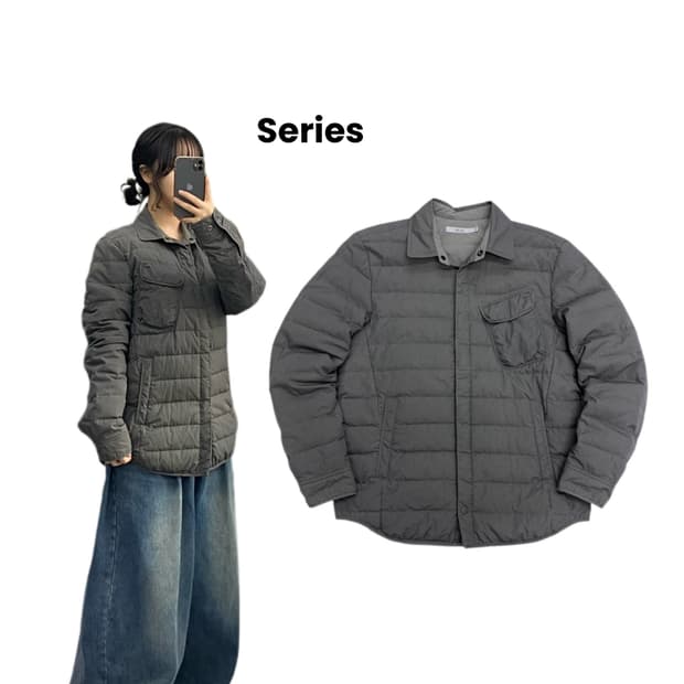 시리즈 테크니컬 가먼트다잉 나일론 경량패딩