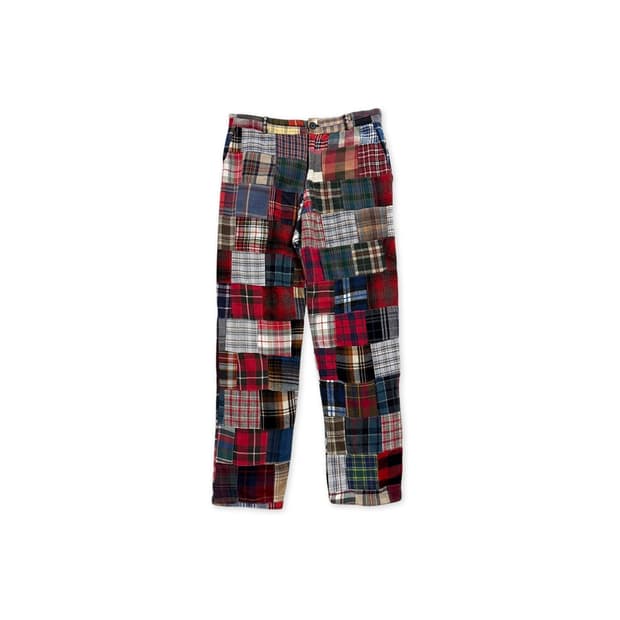 빈티지 핸드메이드 패치워크 팬츠