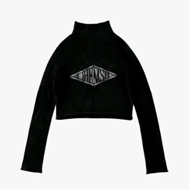 보헤미안서울 알파카 터틀넥 니트 블랙