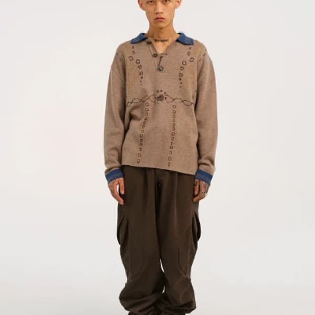 혜인서 그래픽 니트