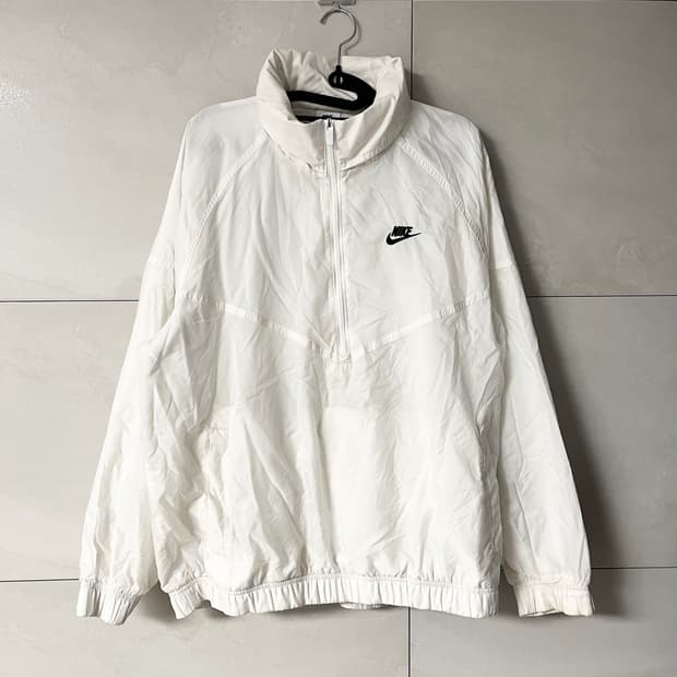 나이키 윈드러너 언라인드 아노락 바람막이 화이트 [L]