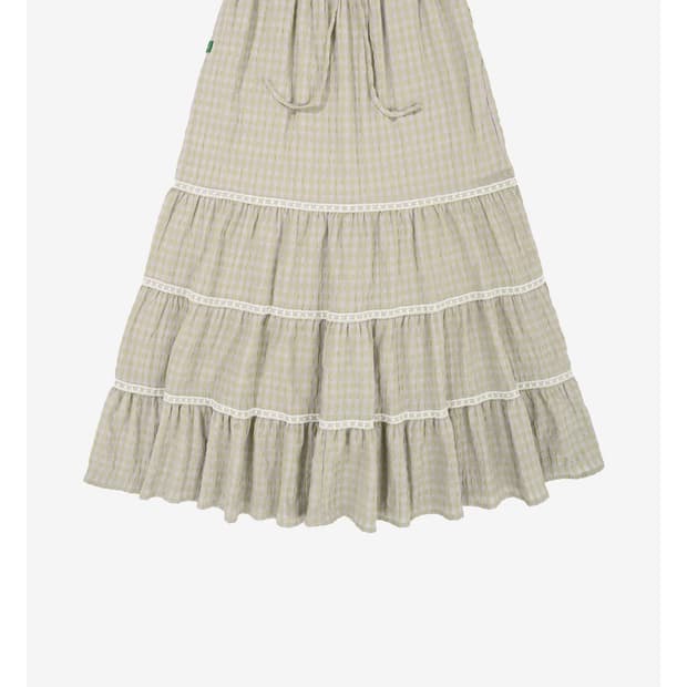 no content muted cancan long skirt 노컨텐츠