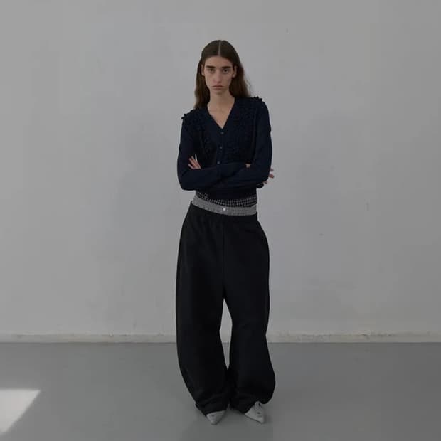 lcdc 엘씨디씨티엠 스웻팬츠 LAYERED CHECK SWEATPANT