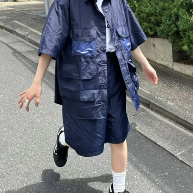 차오페닉 빈티지 오버핏 셔츠 자켓
