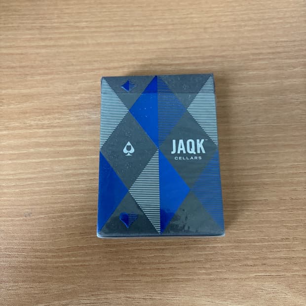 Blue JAQK Cellars Playing Cards