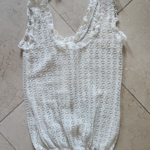 빈티지 그물 슬리브