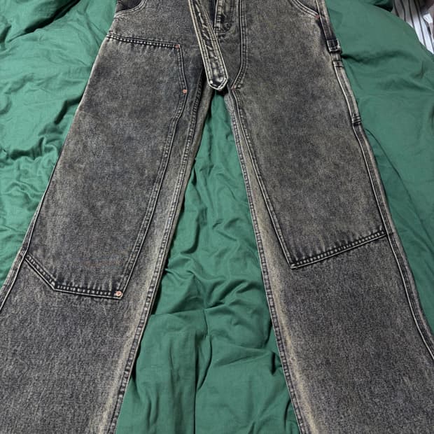 앤더슨벨 벨티드 카펜터 팬츠