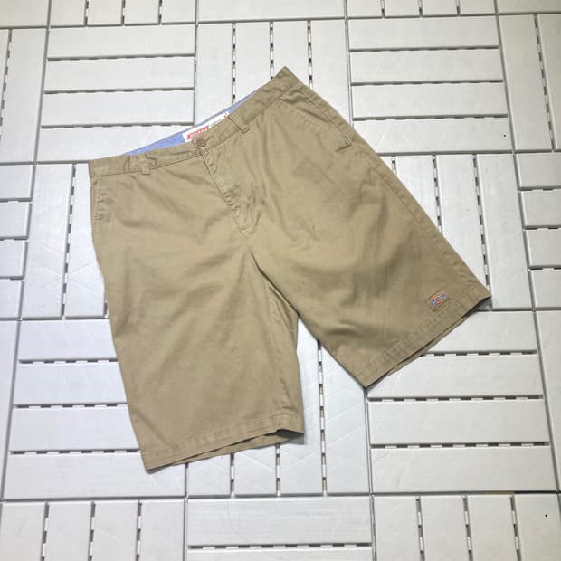 [34]디키즈 면반바지 베이지 0685