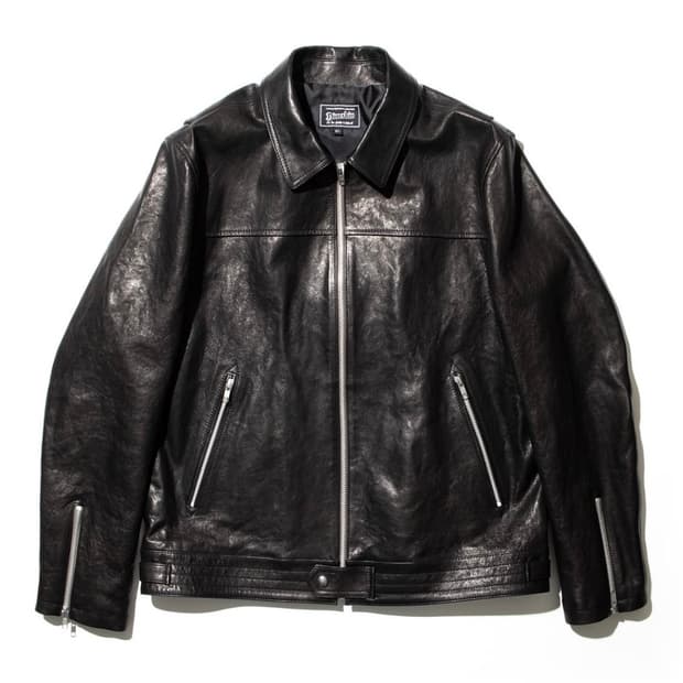 딤스킨 Thompson 램스킨 레더 자켓