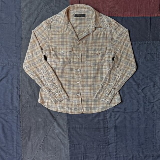 버드노트 플란넬 셔츠