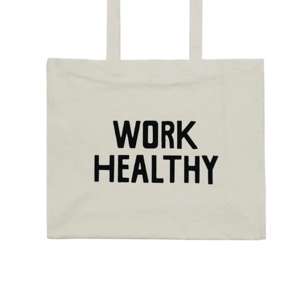 (OS, 새상품) 컬렉트피시스 WORK HEALTHY 마켓백 네추럴