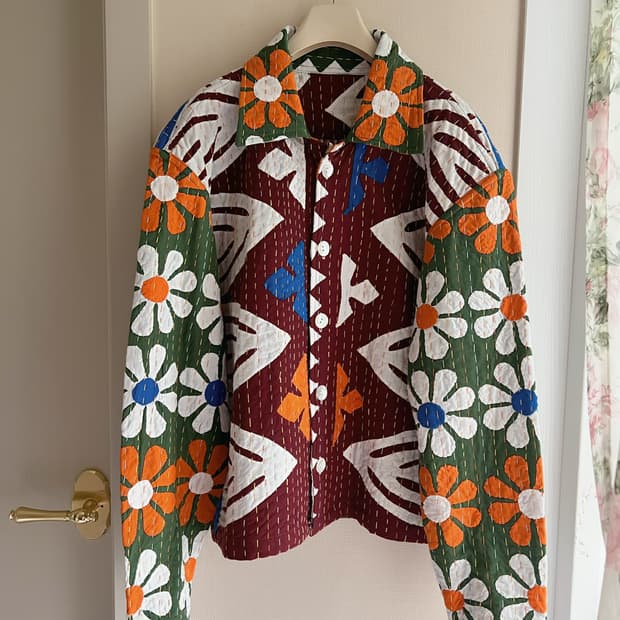 프리미엄 빈티지 리폼 칸타 퀼트자켓 남여공용