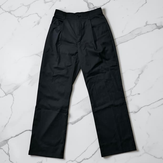 [새상품]세터 클래식 원 턱 이지 팬츠 블랙 (슬랙스)