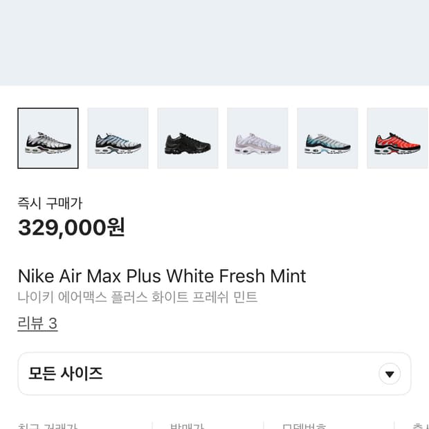 나이키 에어맥스 플러스(300)