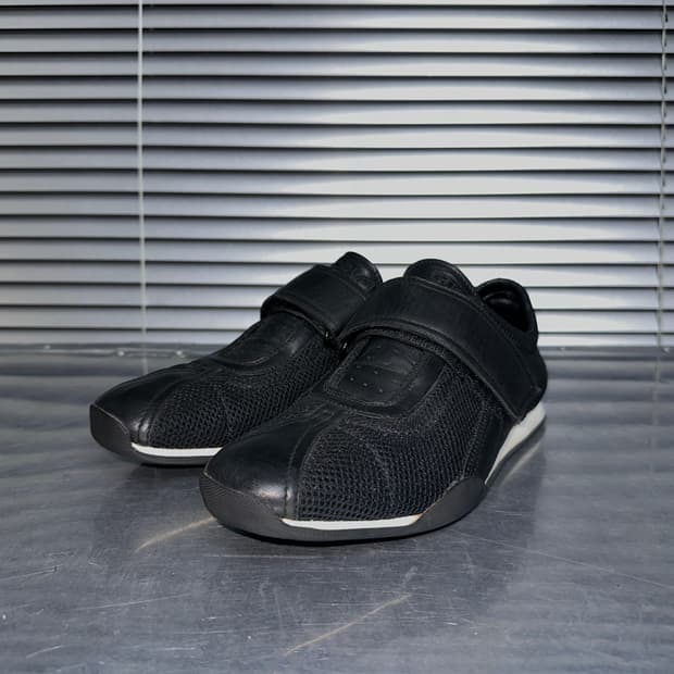 00s 블랙 구찌 스포츠 벨크로 스트랩 스니커