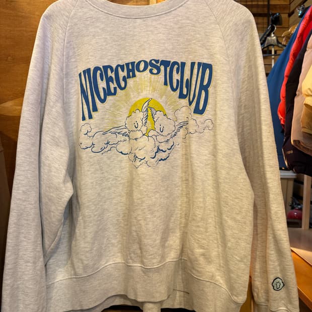 나이스고스트클럽 멜란지 맨투맨