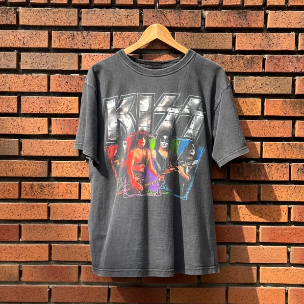 00s KISS 키스 투어 티셔츠 (100-105)