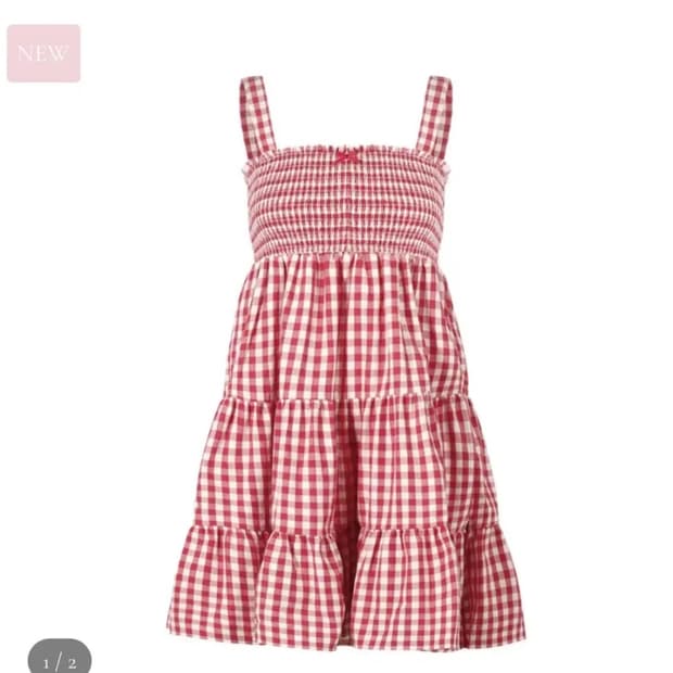 버니앤돌 Ribbon lovely dress (red)