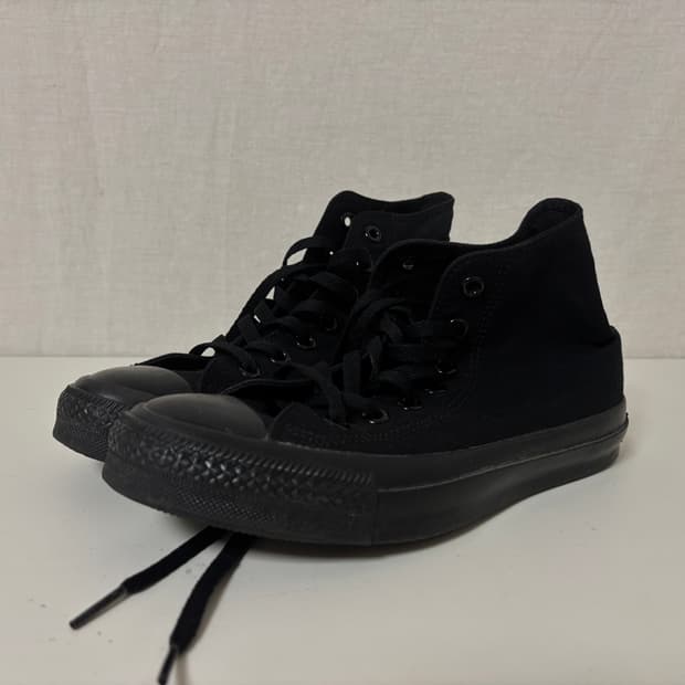 컨버스 올블랙 하이탑 