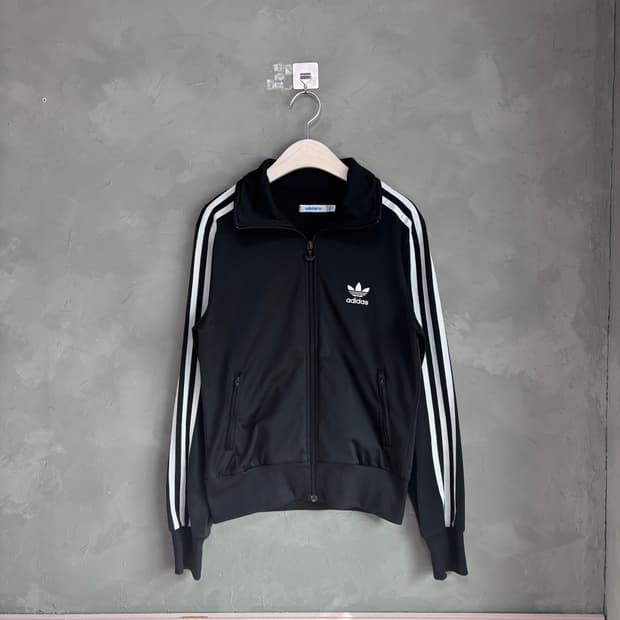 아디다스 파이어버드 백로고 져지 트랙탑 블랙