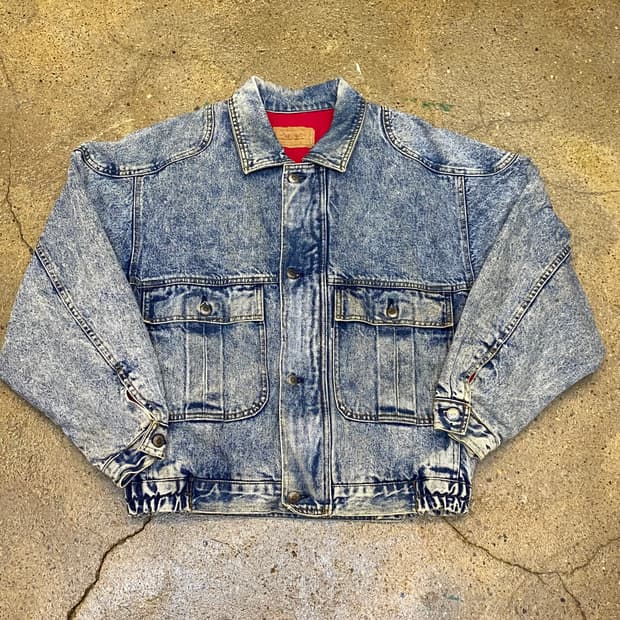 레어 90s Made in USA 빈티지 리바이스 데님자켓 청자켓