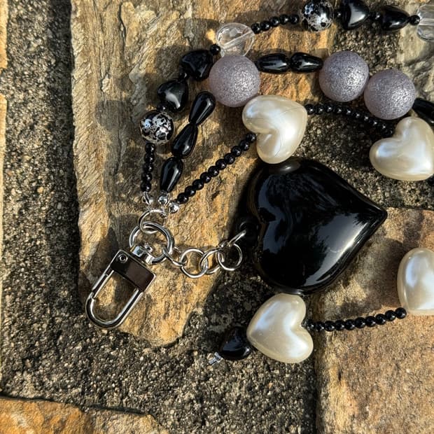 다비즈 블랙하트 진주하트