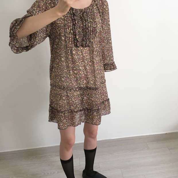 floral mini dress