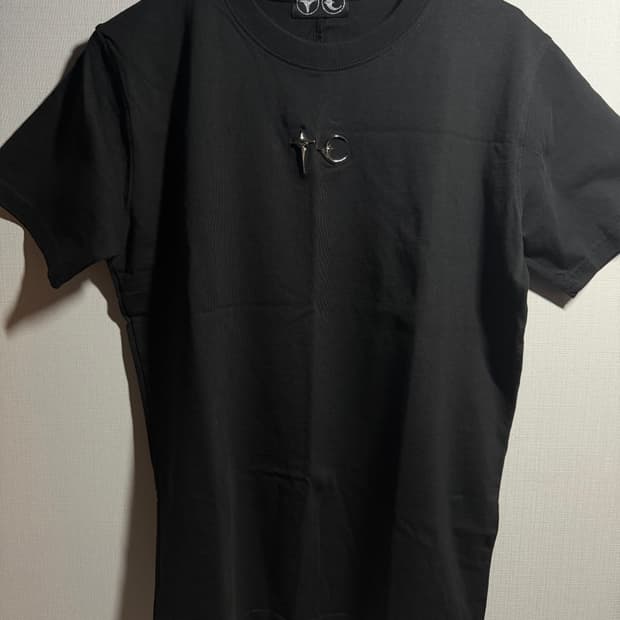 [3사이즈/XL] 떠그클럽 백 티셔츠 슬림 블랙