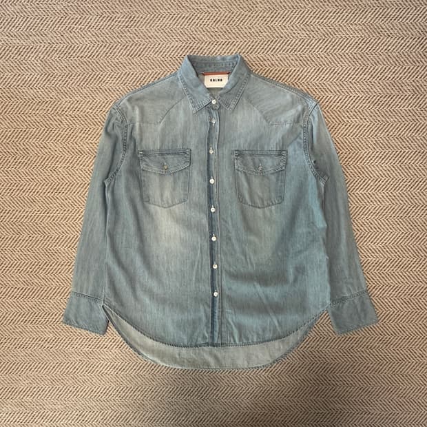 KALNA japan made denim shirt