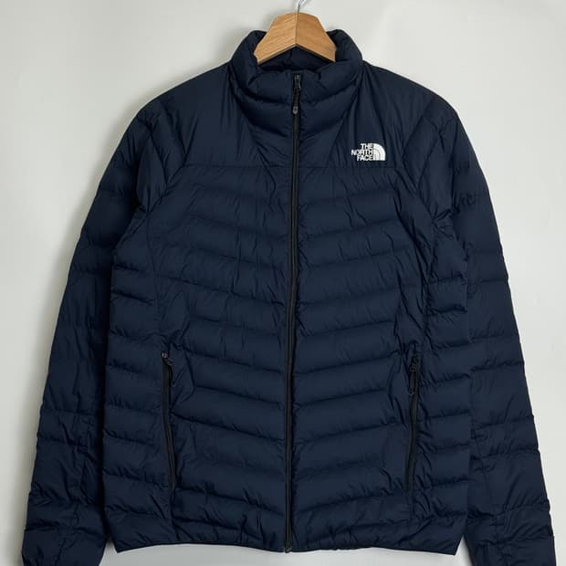 노스페이스 재팬 골드윈 썬더 라이트 다운 경량 패딩 자켓 네이비 Mㄷ