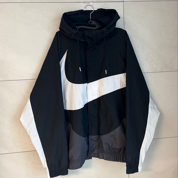 [2XL] 나이키 빅스우시 윈드러너 우븐 바람막이 블랙 