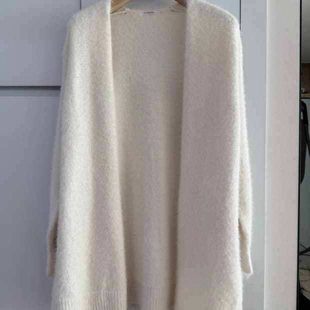 GLACIER 오픈형 앙고라 가디건