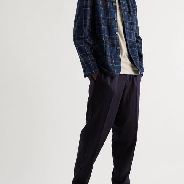 유니버셜웍스 Universal Works 코튼 플란넬 초어 자켓 L