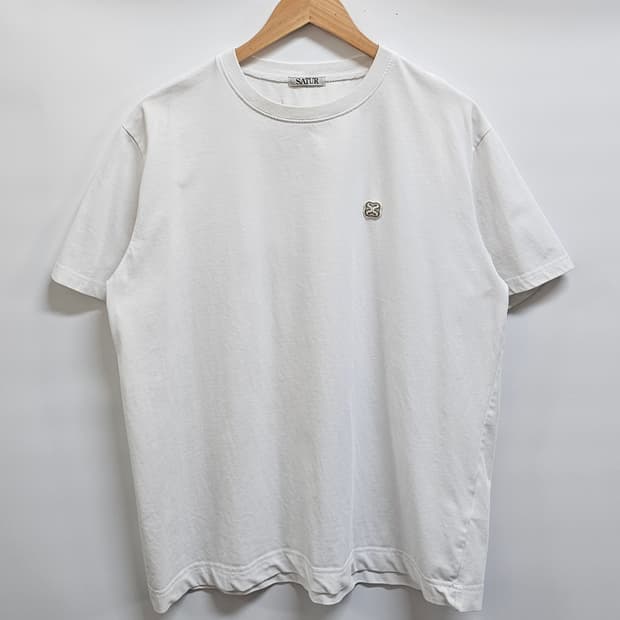 SATUR 세터 스몰로고 반팔티셔츠 L