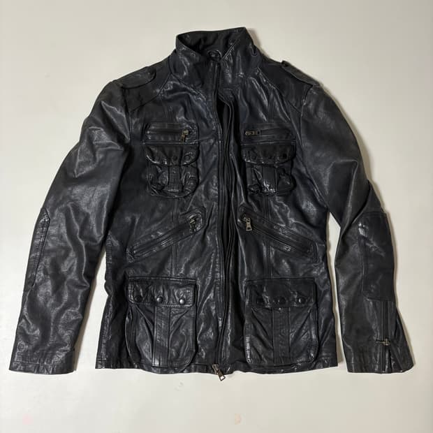 [50]이태리 가죽자켓