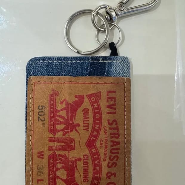 커스텀와이즈 리바이스 키링지갑