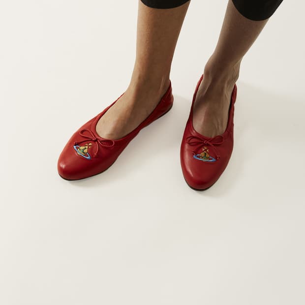 비비안웨스트우드 Vivienne Westwood ORB 발레리나 플렛슈즈