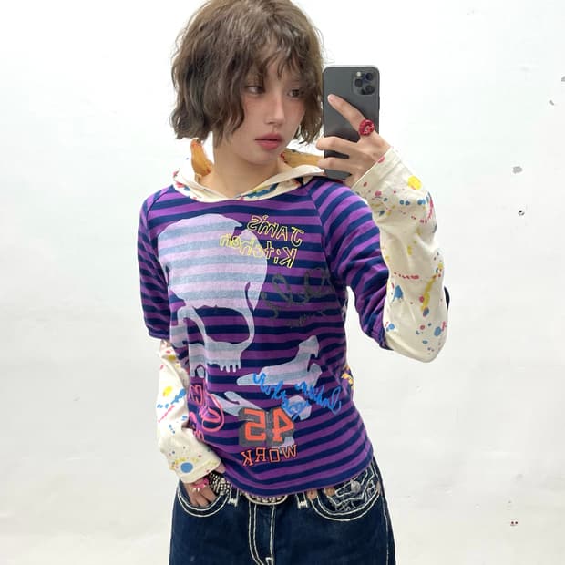  Jam Skull Headset Stripe Hoodie 