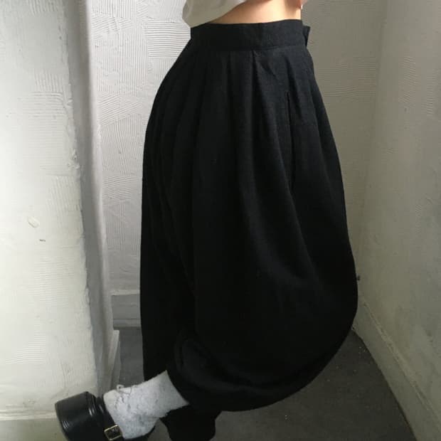 Comme des Garcons 꼼데가르송 블랙 벌룬 팬츠