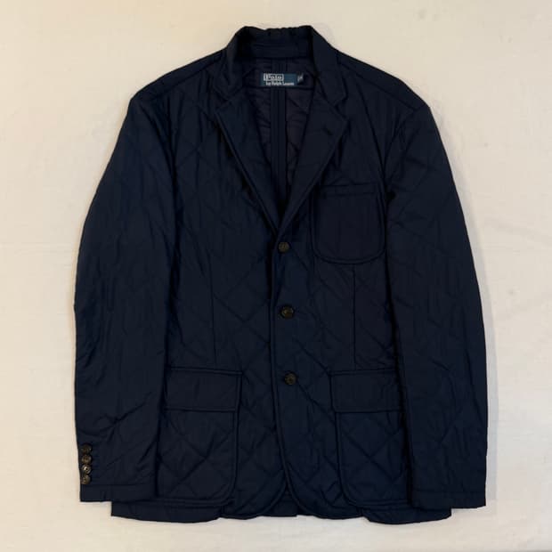 00s 폴로 랄프로렌 퀼팅 블레이저 네이비