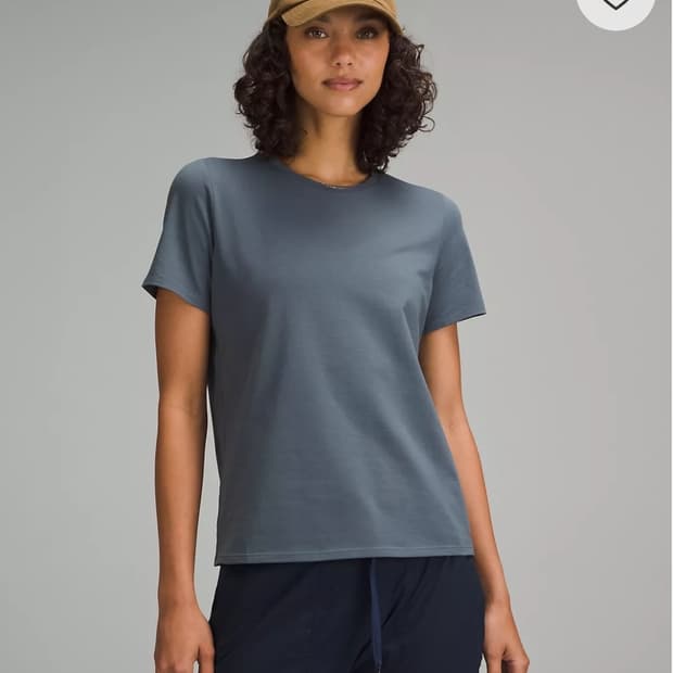 새)룰루레몬 러브 올가닉 코튼 크루넥 티셔츠