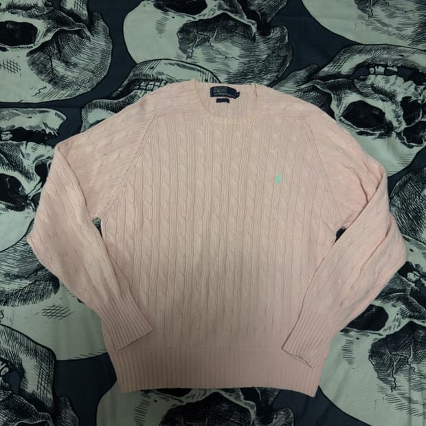 폴로랄프로렌 꽈배기니트 95사이즈