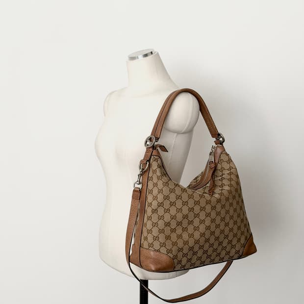 구찌 미스 GG 캔버스 호보백