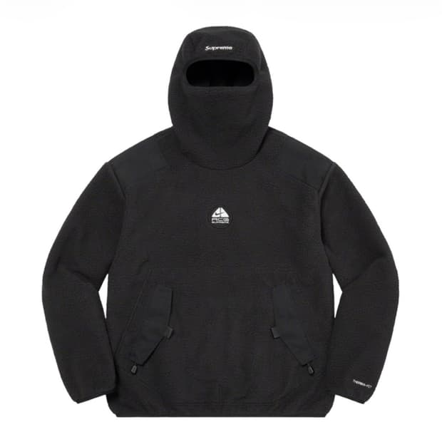 슈프림 acg 후리스 블랙 L