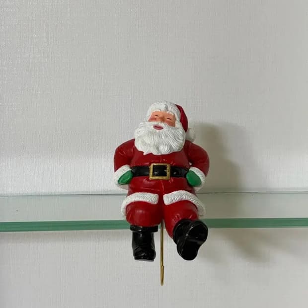 빈티지 산타 양말걸이 
