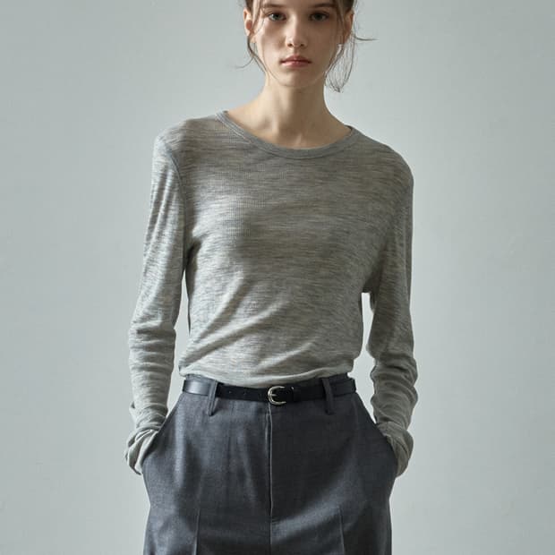 울 브리즈 티셔츠 MELANGE GRAY