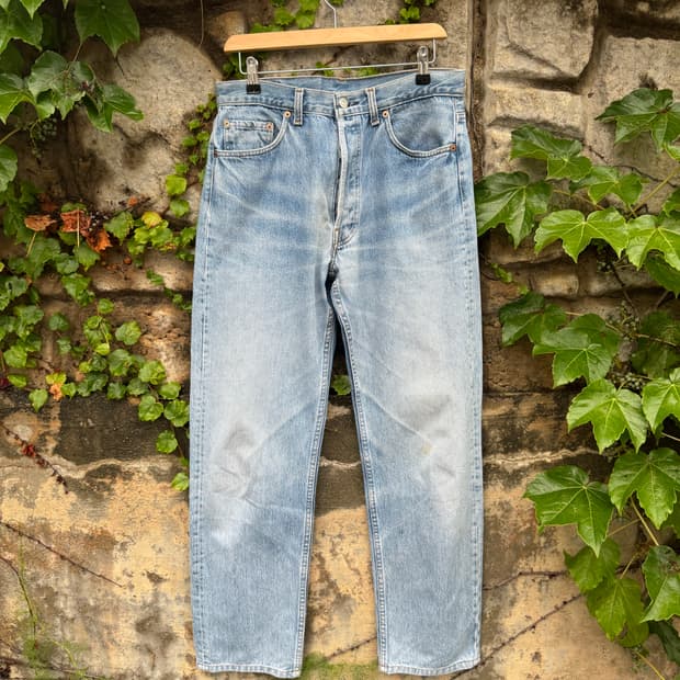 90s levis 501 555각인 발렌시아공장 빈티지 데님 팬츠 31